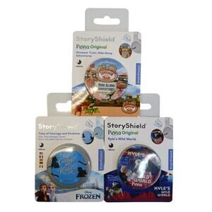 StoryPhones 3 PACK NEW Story Shields Disc Disney Headphones Storytelling SEALED